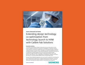 Extending Design Technology Co-Optimization from Technology Launch to Hvm with Calibre Fab Solutions