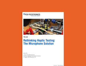 Rethinking Haptic Testing: The Microphone Solution