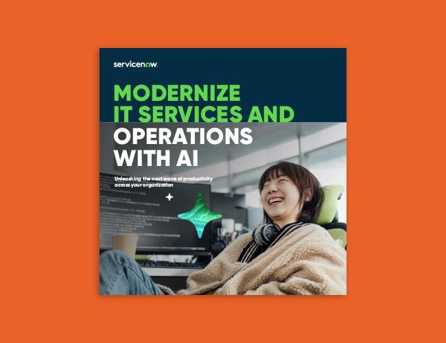 Modernize Your IT Services and Operations with AI